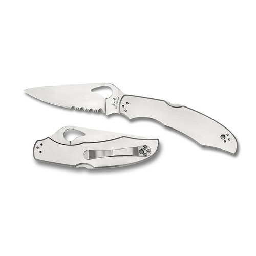Spyderco Cara Cara 2 Stainless , Combo Blade YSBY03PS2