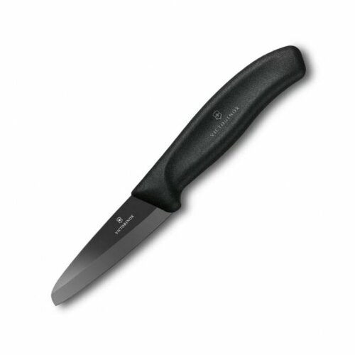 NEW VICTORINOX BLACK CERAMIC PARING VEGETABLE KNIFE 8CM 7.2033.08G