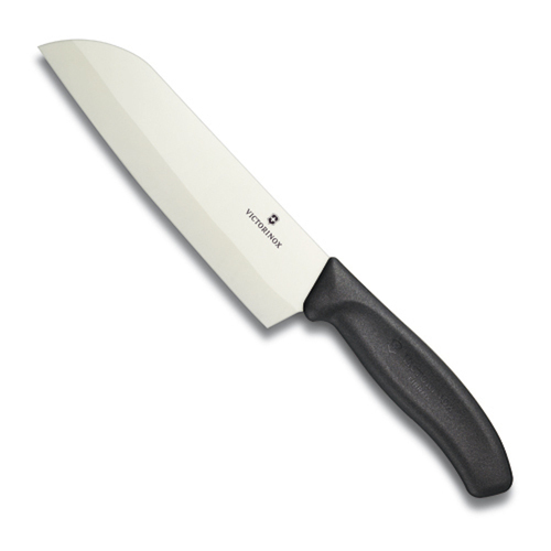 NEW VICTORINOX CERAMIC LINE SANTOKU KNIFE 17CM 7.2503.17G 