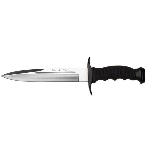 Muela Defender 22 Fishing Hunting Knife , Black Zamak / Rubber Handle YM95221