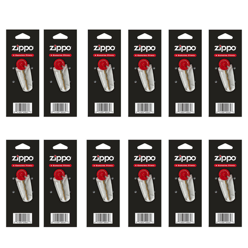 Zippo Lighter Flint Replacement Pack of 12 , Total 72 x Flints