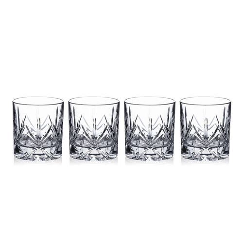 Royal Doulton Karmen Crystal Whiskey Tumbler 250ml - Set Of 4 Glasses