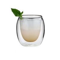 NEW Athena 6 x  LEXI Thermo Double Wall Glass Rounded 250ml 