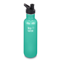 KLEAN KANTEEN 27oz 800ml SEA CREST BPA FREE WATER BOTTLE