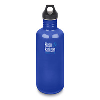 KLEAN KANTEEN 40oz 1182ml COASTAL WATERS BLUE BPA FREE Water Bottle SAVE !