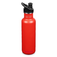 Klean Kanteen Classic 27oz / 800ml Bottle w/ Sport Cap - Tiger Lily 