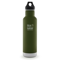 KLEAN KANTEEN CLASSIC INSULATED 20OZ 592ML FRESH PINE BPA FREE WATER BOTTLE 