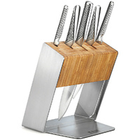 Global Knives Katana 6pc Knife Block Set 6 Piece