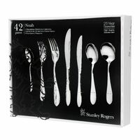 New STANLEY ROGERS NOAH 42 Piece Stainless Steel 42pc Cutlery Set