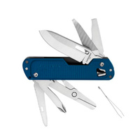 Leatherman FREE T4 Multi-Tool Stainless Navy  , 12 Tools