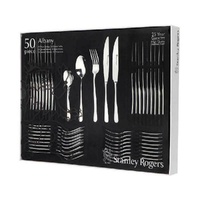 Stanley Rogers Albany 50 Piece Stainless Steel 50pc Cutlery Set
