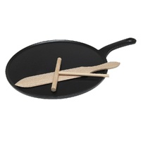 New Chasseur Crepe Pan 30cm Cast Iron Black Onyx