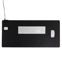 Keysmart TaskPad Wireless Charging Desk Pad - Black