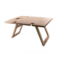Peer Sorensen 48 x 38cm Folding Picnic / Wine Table Rubberwood - 74583