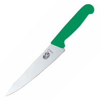 Victorinox 19cm Cook's Chef Carving Knife Green Fibrox - 5.2004.19