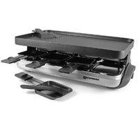 New Swissmar Raclette Valais 8 Person Party Grill 17pc