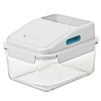 Glasslock Tempered Glass Large 6 Litre Rice Storage Container 