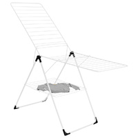 Brabantia T-Model Laundry Clothes Dryer 20 Metre Rack Airer Hanging - White