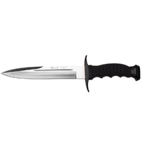 Muela Defender 19 Fishing Hunting Knife - Black Rubber Handle YM95191