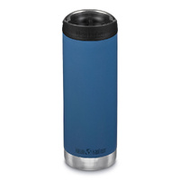 Klean Kanteen 16oz / 473ml TKWide Insulated Cafe Cap Bottle - Real Teal