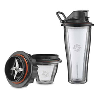 Vitamix Ascent Blending 600ml Cup & 225ml Bowl With Base Blade - 3 Piece Starter Kit