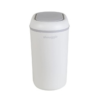 Shnuggle Eco-Touch Nappy Bin - White / Grey