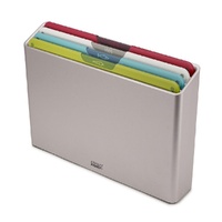 Joseph Joseph Folio Ikon Large Chopping Board 4 Piece Set - Silver 60219