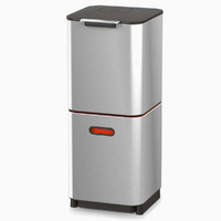Joseph Joseph Totem Compact Waste Separation Bin 40L - Stainless 30063