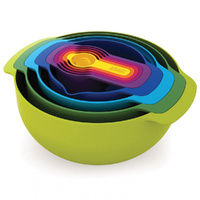 Joseph Joseph 9 Nest Plus Bowl Set Food Preparation - 9pc Multi Colour 40031