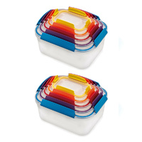 Joseph Joseph Nest Lock Food Storage Container Set - 10pc Multi Colour 81081