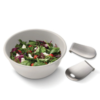 Joseph Joseph Uno Salad Bowl & Server Set - Stone 20155