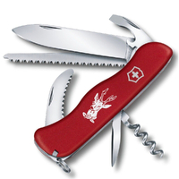 Victorinox Swiss Army Hunter Lock Blade Knife - Red 35530
