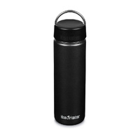 Klean Kanteen Wide 27oz 800ml Bottle W/ Loop Cap + Bale - Black