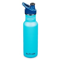 Klean Kanteen Classic Narrow 18oz 532ml Bottle W/ Sport Cap - Hawaiian Ocean