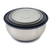 Joseph Joseph Prep & Store Bowl Set With Lids - 8pc Stainless Steel 95025