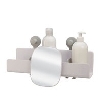 Joseph Joseph EasyStore Large Shower Caddy Removable Mirror - White