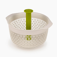 Joseph Joseph Spindola In Sink Salad Spinning Colander - White/Green 20185