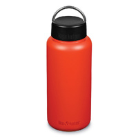 Klean Kanteen 40oz / 1182ml Bottle Wide Loop Cap - Tiger Lily