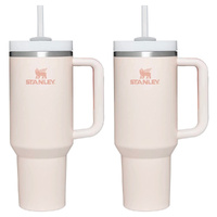 Stanley Quencher H2.0 Tumbler 40oz / 1.18L - 2 Pack Rose Quartz 