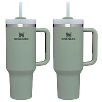 Stanley Quencher H2.0 Tumbler 40oz / 1.18L - 2 Pack Soft Matte Bay Leaf