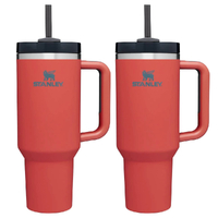 Stanley Quencher H2.0 Tumbler 40oz / 1.18L - 2 Pack Soft Matte Red Rust