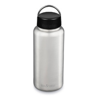 Klean Kanteen 40oz / 1182ml Bottle Wide Loop Cap - Brushed Stainless