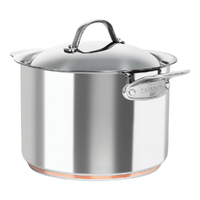 Chasseur Le Cuivre Stock Pot with Lid 24cm / 7.6L - Stainless Steel