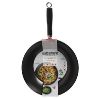 Wiltshire 30cm Soho Nonstick Carbon Steel Wok  - Suits Induction