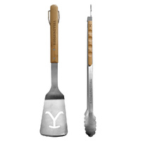 Proud Grill Company Yellowstone BBQ 2pc Tool Set - Spatula and Tongs
