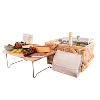 Avanti 4 Person Pine Wood Top Insulated Basket Zen Arc - 42 x 31 x 25cm