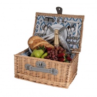 Avanti 2 Person Wicker Picnic Basket Ikat - 42 x 30 x 20cm
