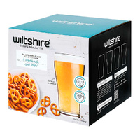 Wiltshire Salute 425ml Beer Glasses - Set of 4