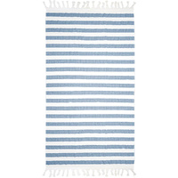 Bambury Newton Beach Towel  , Cobalt 90 x 170cm , Made in Turkey