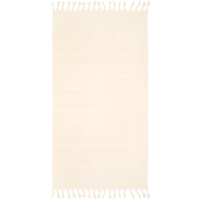 Bambury Santorini Beach Towel  , Ivory 90 x 170cm , Made in Turkey